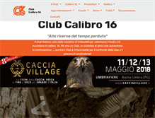 Tablet Screenshot of calibro16.it